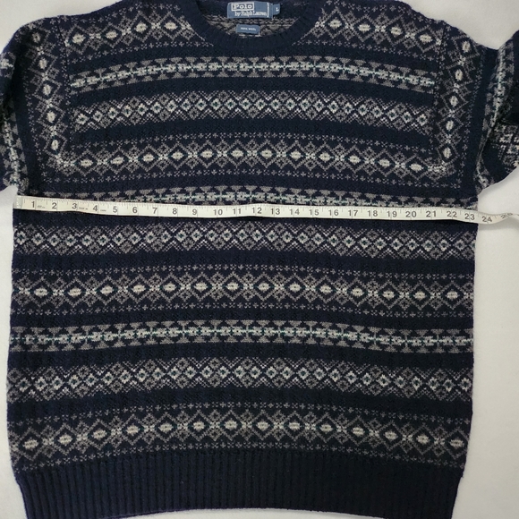 Polo by Ralph Lauren Mens 100% Wool Pullover Sweater - Picture 6 of 9